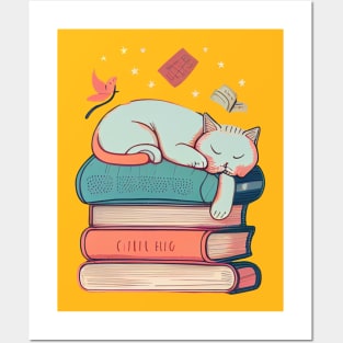 cute cat Posters and Art